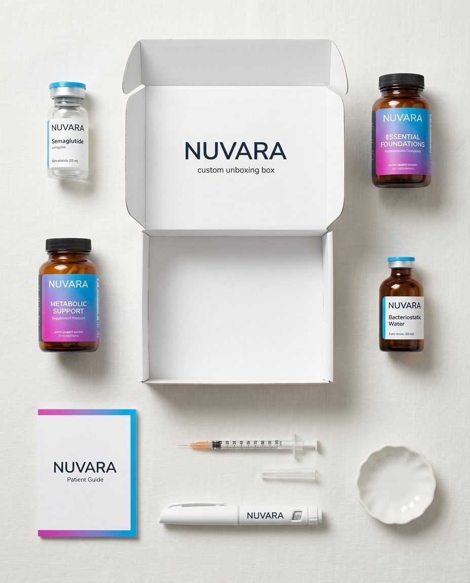 Nuvara protocol kit contents laid out